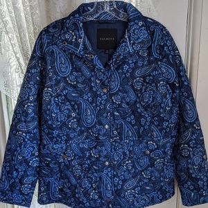 Talbot's NWT Quilted Paisley Jacket size XS